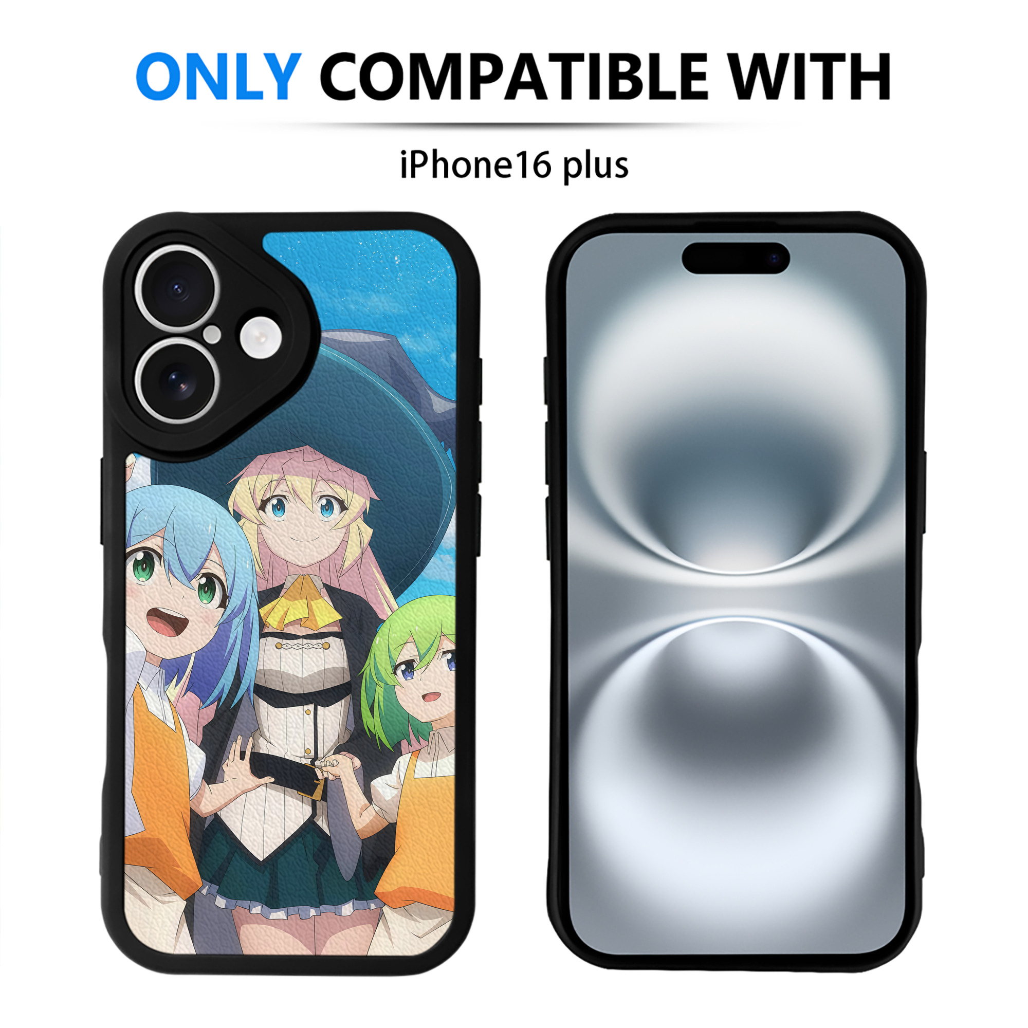 （画像用） 転スラ Regarding Reincarnated to Slime 【iPhone 16シリーズ対応】シリコンスマホケース（レザー調） 材質：シリコン